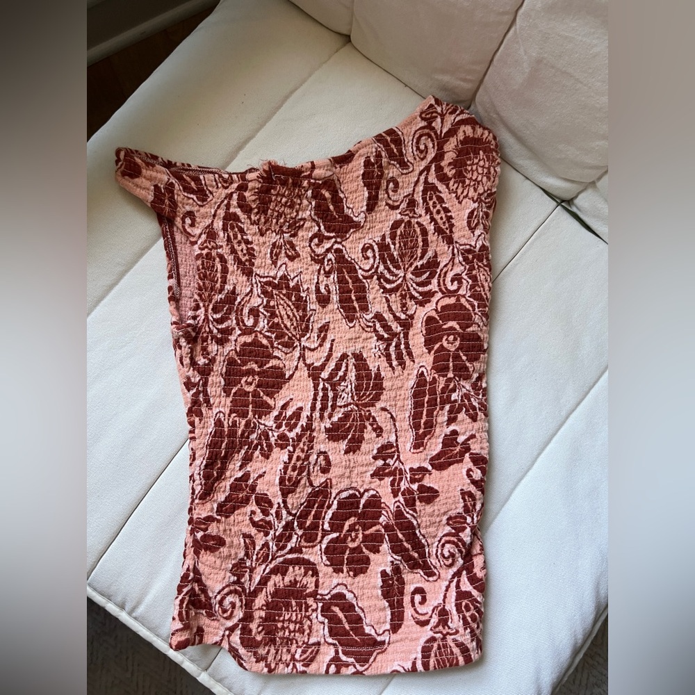 Free People Off Shoulder Orange top